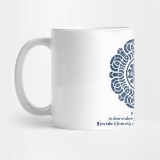 Wisdom of the White Lotus Mug